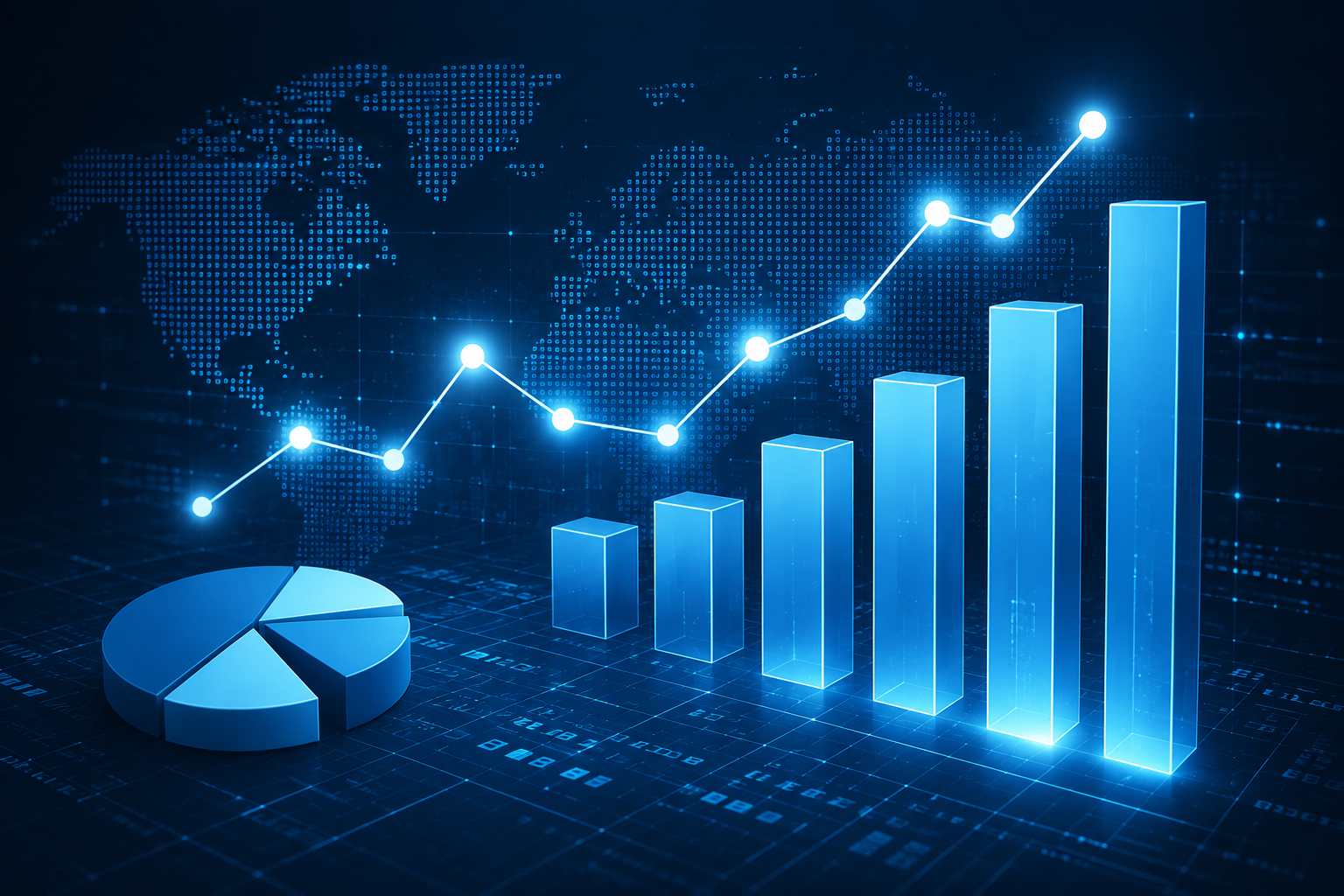 Business growth analytics visualisation