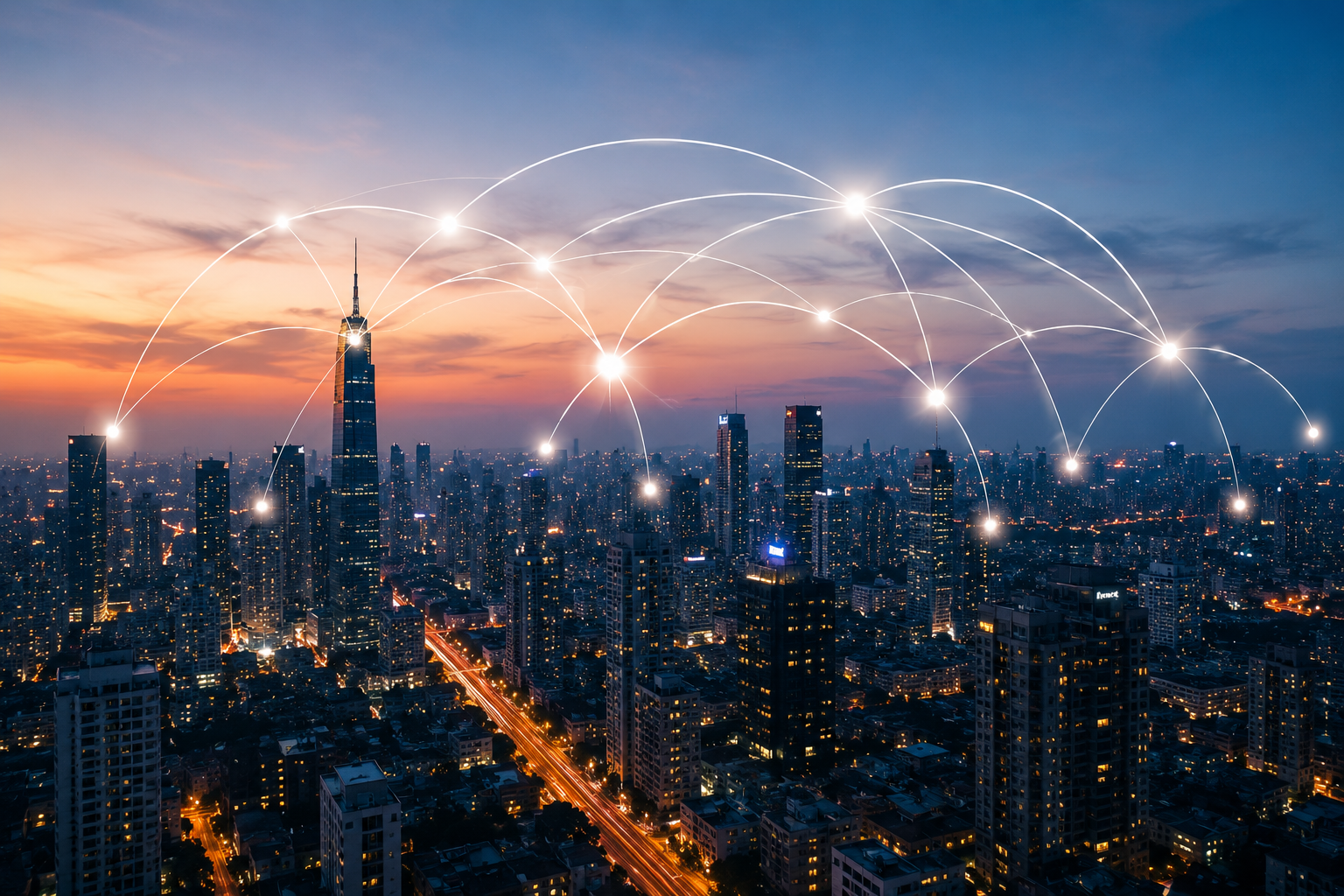 Connected business landscape